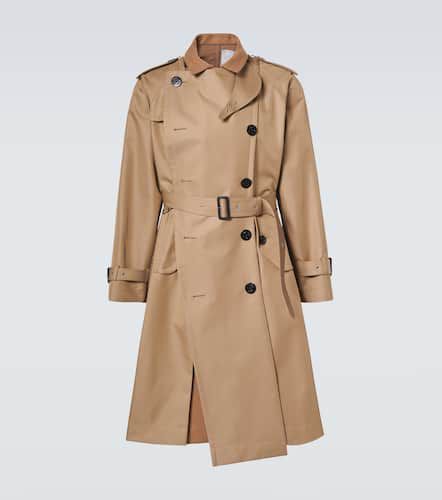 Sacai Trenchcoat aus Gabardine - Sacai - Modalova