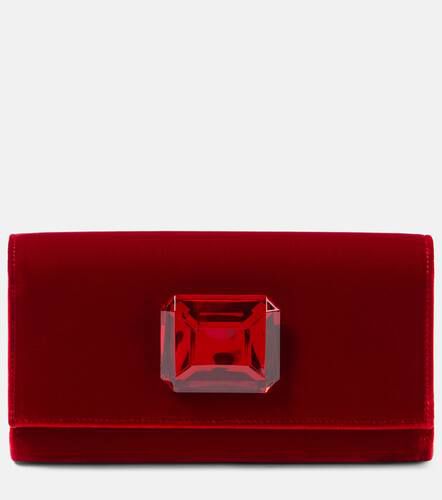 Clutch Jaipur Mini de terciopelo - Gianvito Rossi - Modalova