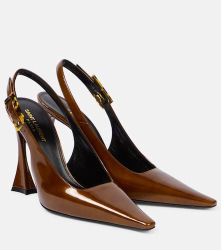 Slingback-Pumps Dune aus Lackleder - Saint Laurent - Modalova