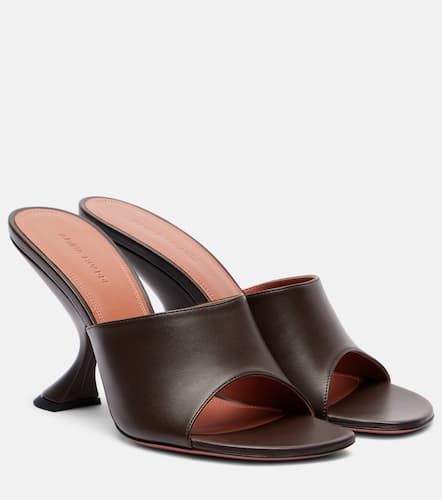 Taylor 90 leather mules - Amina Muaddi - Modalova