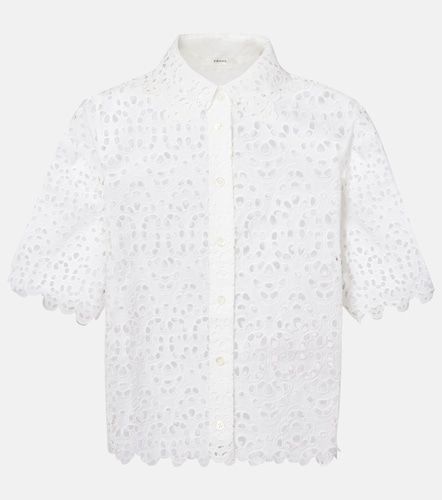 Camisa The Deco Eyelet de algodón - Frame - Modalova