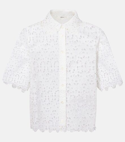Camisa The Deco Eyelet de algodón - Frame - Modalova