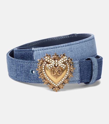Cinturón Devotion de jeans - Dolce&Gabbana - Modalova