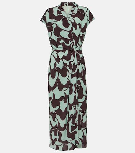 Printed crêpe midi dress - Dries Van Noten - Modalova