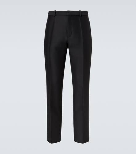 Loewe Wool and silk straight pants - Loewe - Modalova