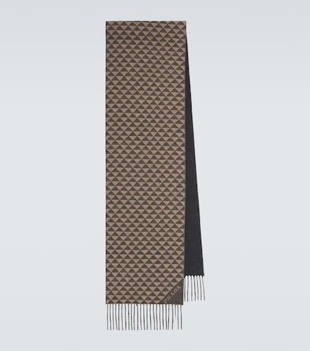 Symbole reversible wool and cashmere scarf - Prada - Modalova