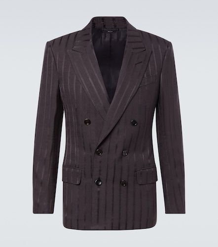 Tom Ford Blazer in jacquard a righe - Tom Ford - Modalova