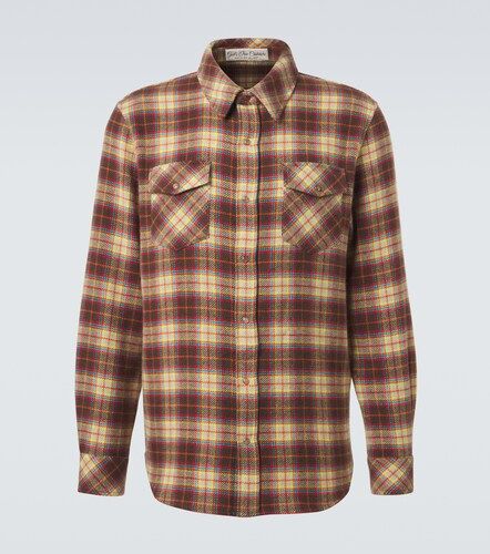 Camisa de cachemir a cuadros - God's True Cashmere - Modalova