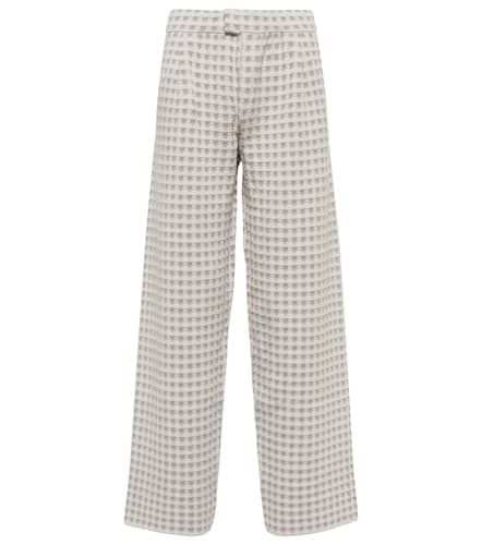 Basket-knit cashmere and cotton pants - Barrie - Modalova