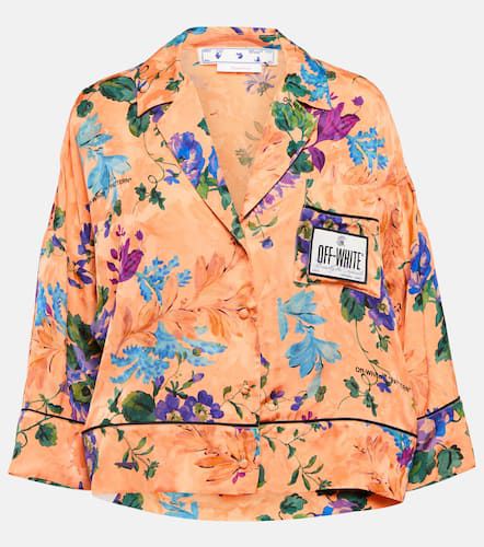Camicia con stampa floreale - Off-White - Modalova