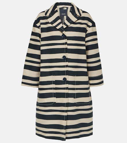 Rania striped cotton-blend coat - 'S Max Mara - Modalova