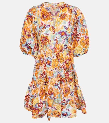 Aria floral cotton minidress - Poupette St Barth - Modalova