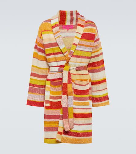 Striped cashmere robe - The Elder Statesman - Modalova