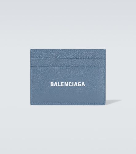 Tarjetero Cash de piel con logo - Balenciaga - Modalova