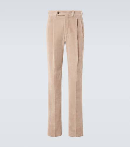 Cotton corduroy straight pants - Incotex - Modalova