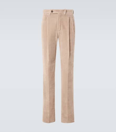 Pantalon droit en velours côtelé de coton - Slowear - Modalova