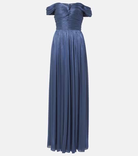 Ruched off-shoulder gown - Costarellos - Modalova