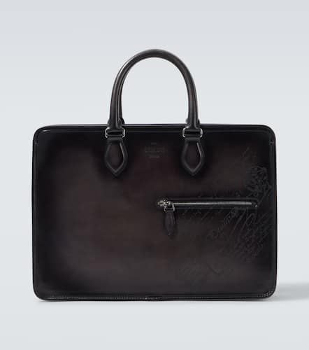 Berluti Scritto leather briefcase - Berluti - Modalova