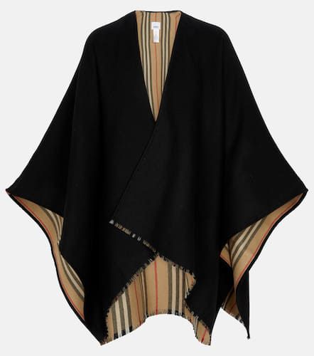 Mantella reversibile in lana Icon Stripe - Burberry - Modalova