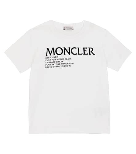 T-Shirt aus Baumwolle - Moncler Enfant - Modalova