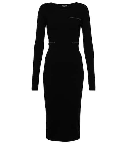 Tom Ford Abito midi in misto lana - Tom Ford - Modalova