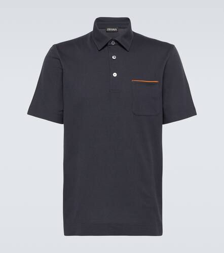 Zegna Cotton piqué polo shirt - Zegna - Modalova