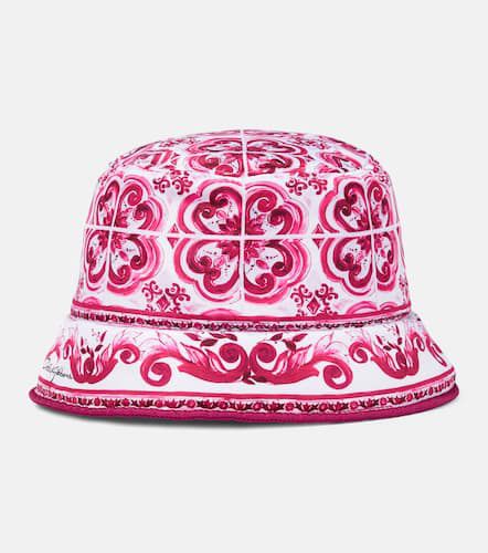 Majolica printed bucket hat - Dolce&Gabbana - Modalova