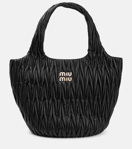 Miu Miu Miu Wander leather tote bag - Miu Miu - Modalova