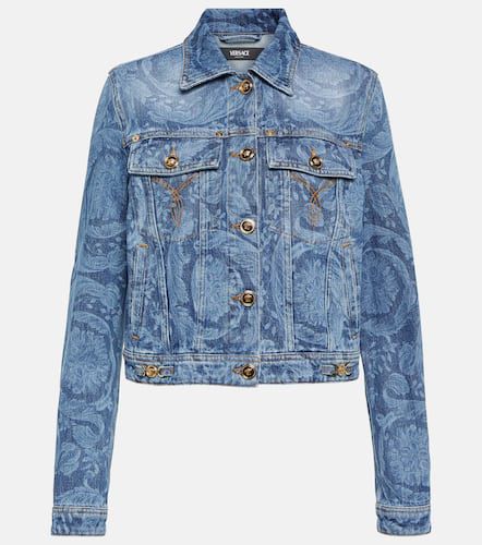 Versace Jeansjacke Barocco - Versace - Modalova