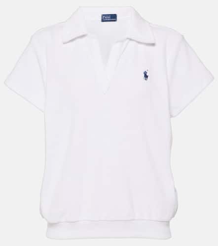 Cotton-blend terry polo shirt - Polo Ralph Lauren - Modalova
