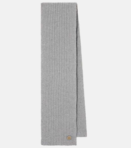 Ribbed-knit wool and cashmere scarf - Gucci - Modalova