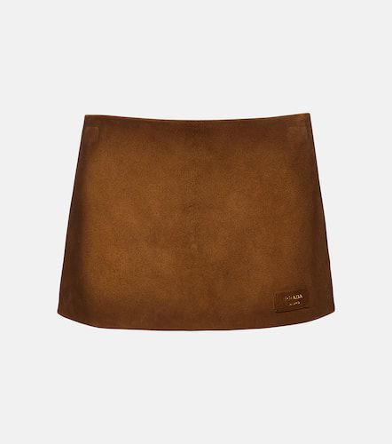 Prada Suede miniskirt - Prada - Modalova