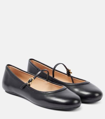 Carla leather Mary Jane ballet flats - Gianvito Rossi - Modalova