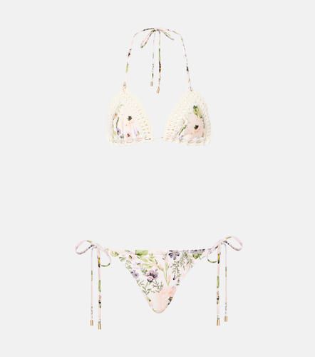 Halliday floral crochet bikini - Zimmermann - Modalova