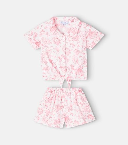 Camicia e shorts in cotone con stampa - Tartine et Chocolat - Modalova
