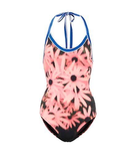 Floral halterneck swimsuit - Dries Van Noten - Modalova