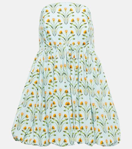 Manzanilla floral cotton minidress - Agua by Agua Bendita - Modalova