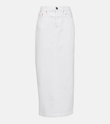 Falda larga de denim de algodón - Wardrobe.NYC - Modalova