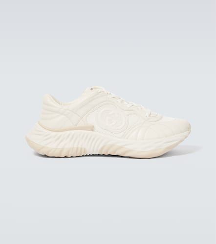 Interlocking G leather sneakers - Gucci - Modalova