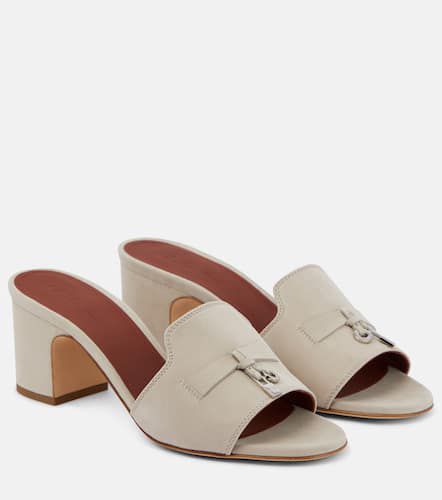 Mules Summer Charms in suede - Loro Piana - Modalova