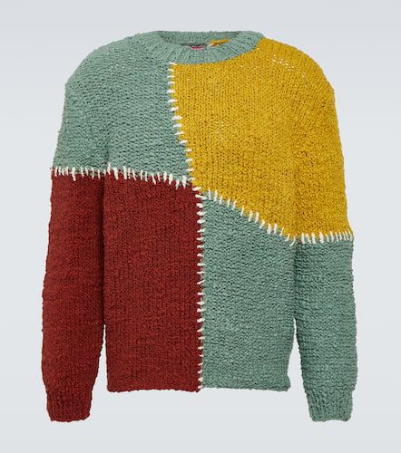 Patchwork cotton sweater - The Elder Statesman - Modalova