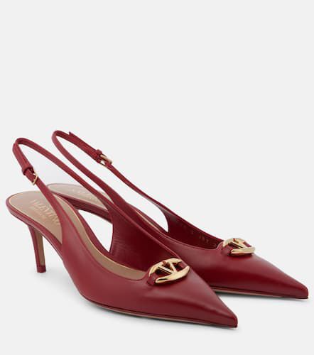 Slingback-Pumps VLogo Signature aus Leder - Valentino Garavani - Modalova