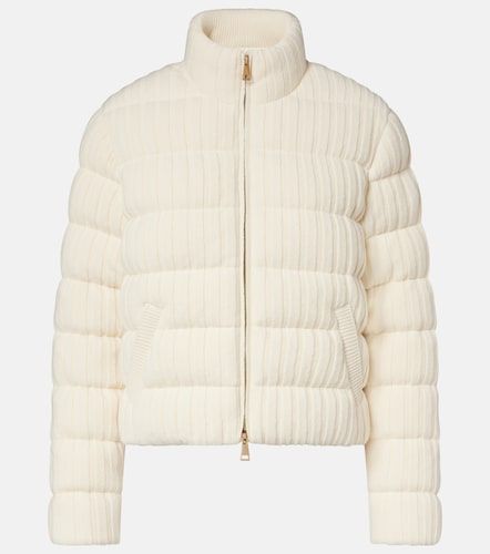 Wool and cashmere down jacket - Moncler - Modalova