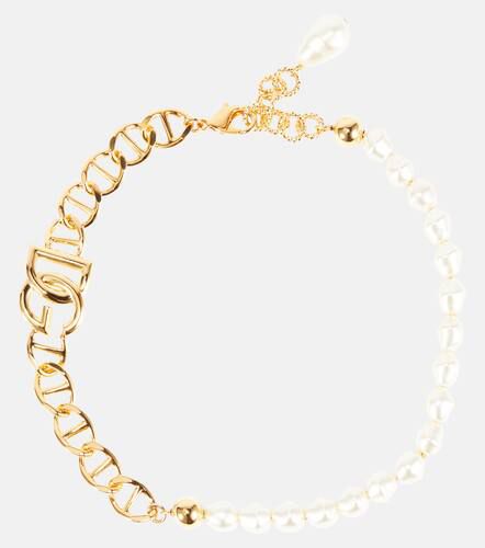 Collar de perlas de vidrio - Dolce&Gabbana - Modalova