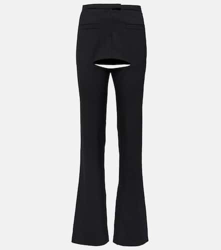 Courrèges Pantalones flared en mezcla de lana - Courreges - Modalova