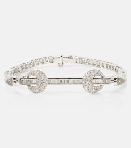 Bracciale Chakra in oro bianco 18kt con diamanti - Ananya - Modalova