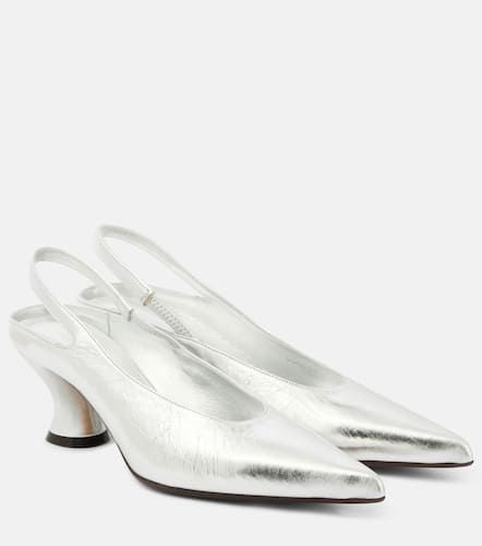 Slingback-Pumps 65 aus Metallic-Leder - Dries Van Noten - Modalova