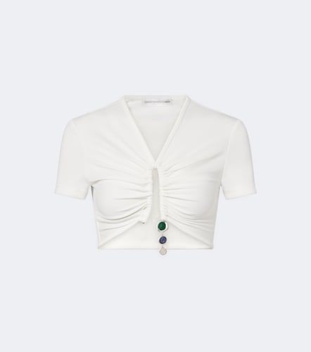 Embellished crop top - Christopher Esber - Modalova