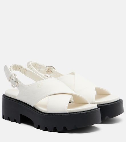 Miu Miu Platform slingback sandals - Miu Miu - Modalova