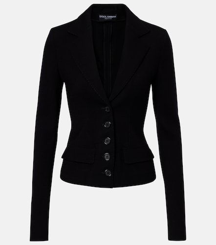 Wool-blend canvas jacket - Dolce&Gabbana - Modalova